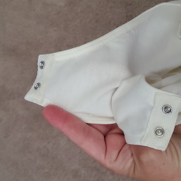 NWT Paperoc m squareneck off white bodysuit - Picture 8 of 9